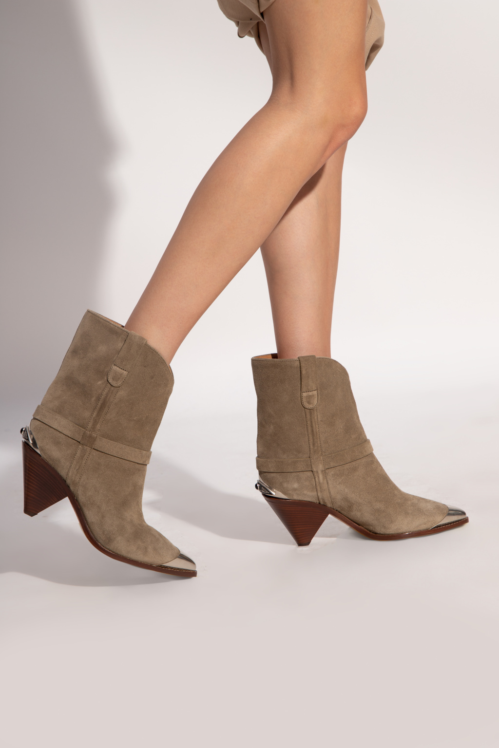 Limza' heeled cowboy boots Isabel Marant - So Nude 85mm